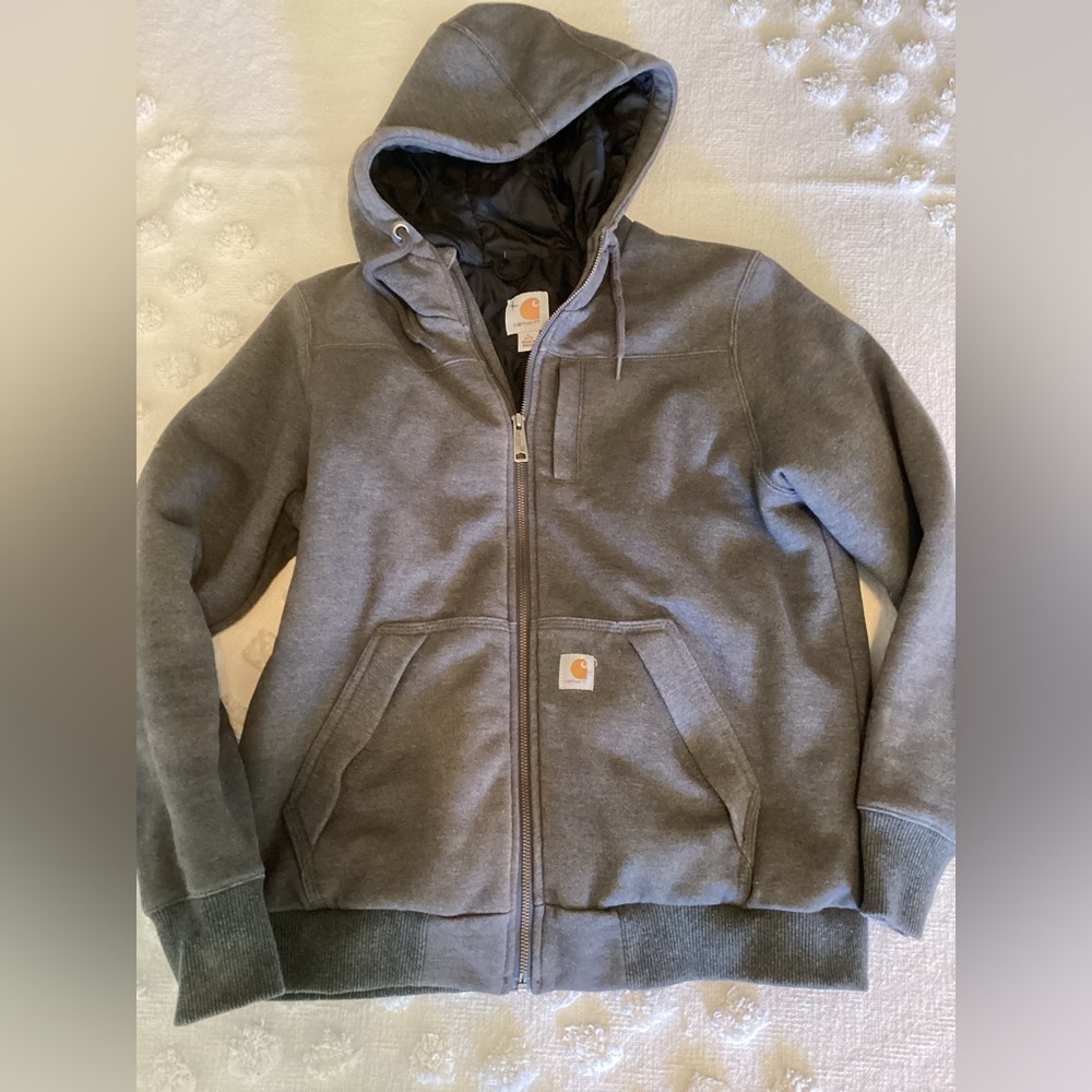 Carhartt rain defender youth jacket SZ L 12/14 gray
CR132